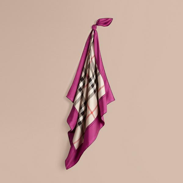 Burberry Horseferry Check Silk Square - Medium