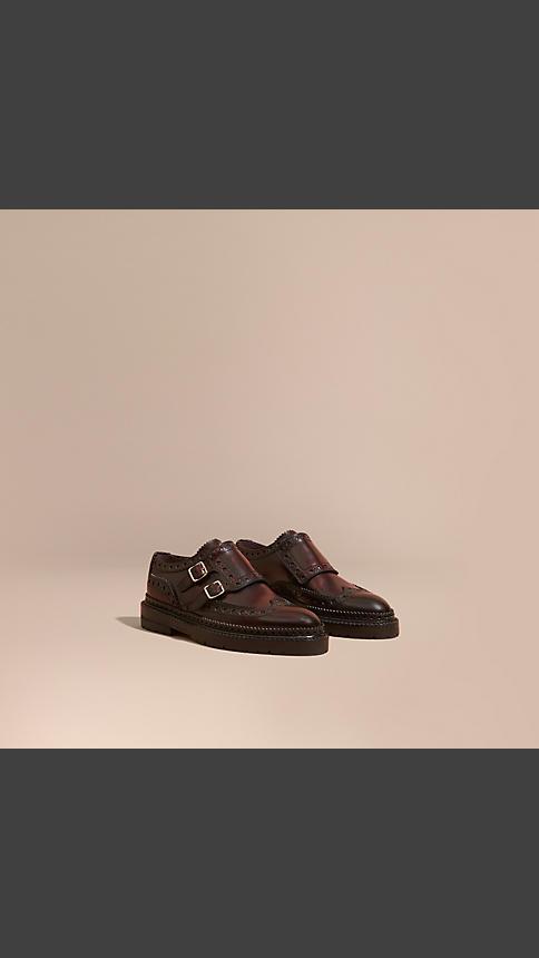 Burberry Leather Monk-strap Brogues