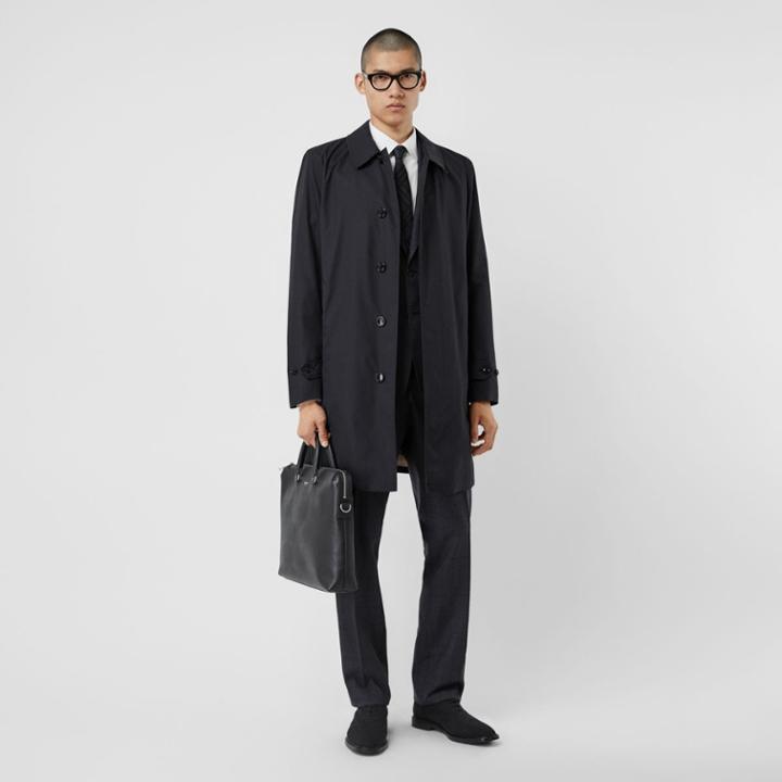 Burberry Burberry The Pimlico Car Coat, Size: 38, Black