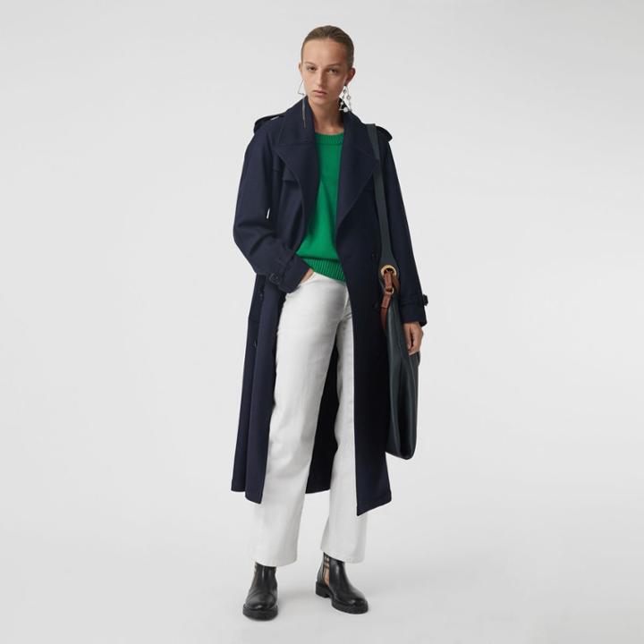 Burberry Burberry Archive Logo Appliqu Cashmere Sweater, Green