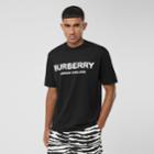 Burberry Burberry Logo Print Cotton T-shirt, Size: Xl, Black