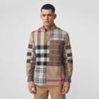 Burberry Burberry Contrast Check Stretch Cotton Poplin Shirt