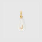 Burberry Burberry 'j' Crystal And Resin Pearl Letter Charm - Online Exclusive