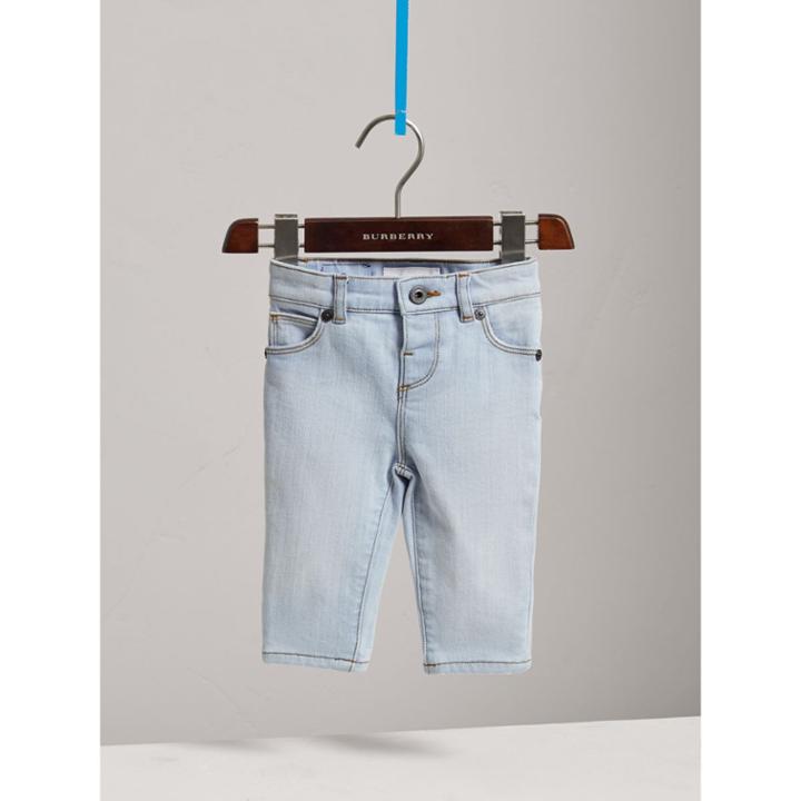 Burberry Burberry Skinny Fit Stretch Denim Jeans, Size: 2y, Blue