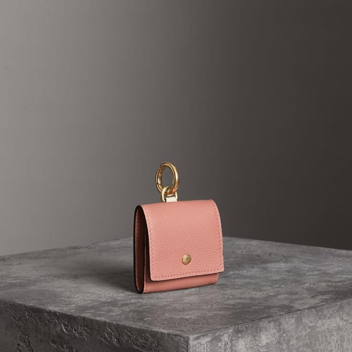 Burberry Burberry Small Square Leather Coin Case Charm, Pink