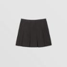 Burberry Burberry Childrens Monogram Motif Cotton Twill Pleated Skirt, Size: 18m