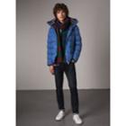 Burberry Burberry Detachable-sleeve Down-filled Puffer Jacket, Size: 42, Blue