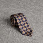 Burberry Burberry Modern Cut Check And Equestrian Knight Silk Tie