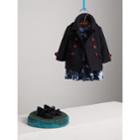 Burberry Burberry Resin Button Wool Cashmere Blend Pea Coat, Size: 3y, Blue