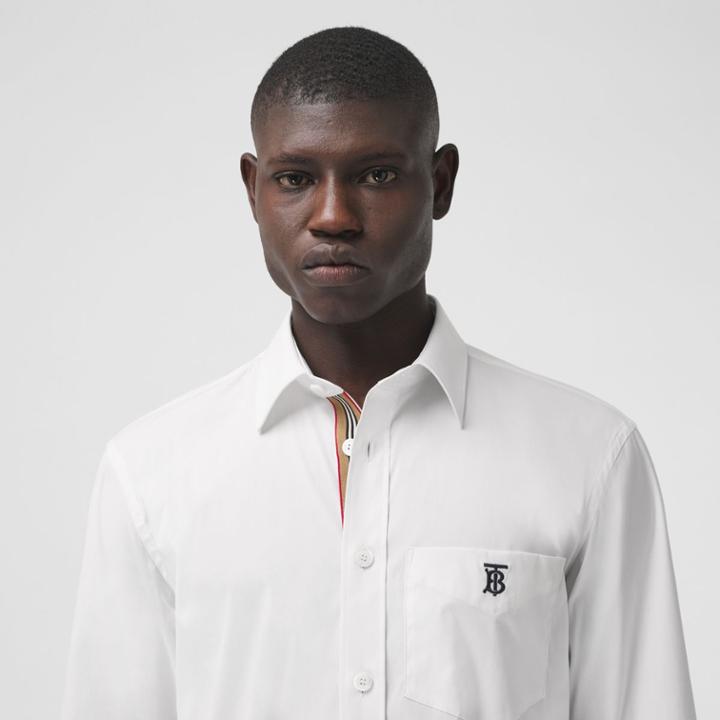 Burberry Burberry Monogram Motif Technical Cotton Shirt