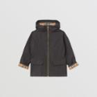 Burberry Burberry Childrens Vintage Check-lined Cotton Hooded Jacket, Size: 10y