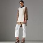 Burberry Burberry Straight Fit Postcard Print Japanese Denim Jeans, Size: 28, White