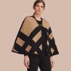 Burberry Burberry Check Wool Cashmere Blanket Cape