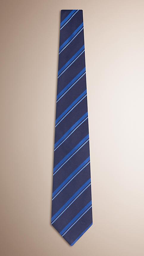 Burberry Classic Cut Striped Silk Tie