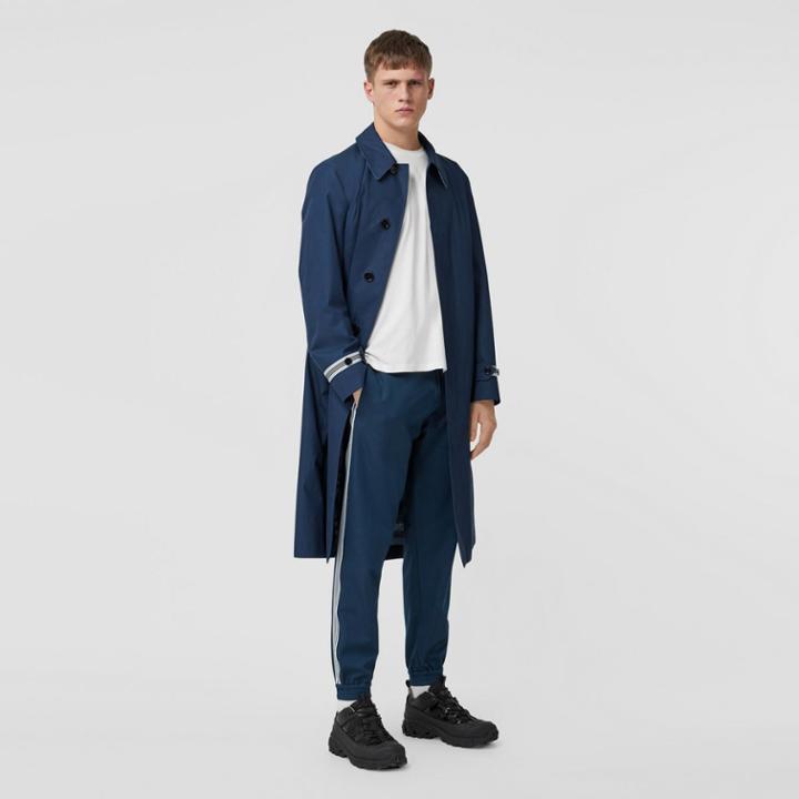Burberry Burberry Stripe Detail Technical Wool Jogging Pants, Size: 38