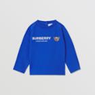 Burberry Burberry Childrens Long-sleeve Thomas Bear Motif Cotton Top, Size: 2y