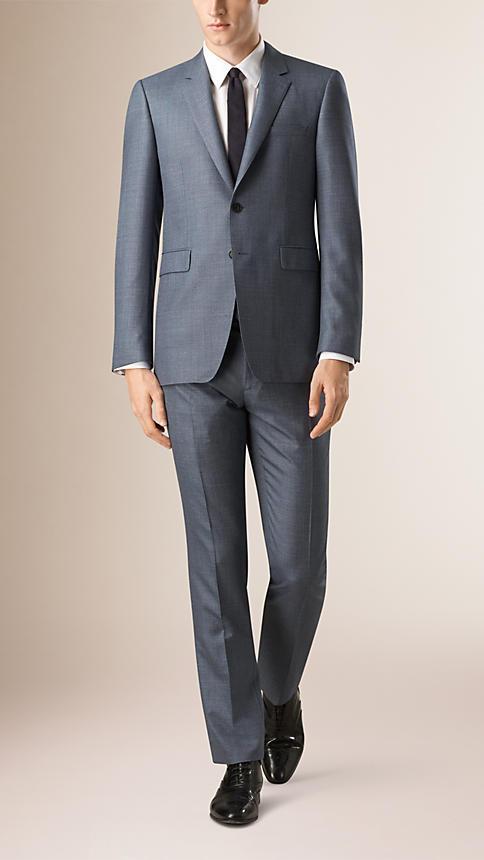 Burberry Modern Fit Wool Silk Linen Half-canvas Suit
