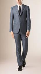 Burberry Modern Fit Wool Silk Linen Half-canvas Suit