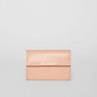 Burberry Burberry Horseferry Print Leather Folding Wallet, Beige
