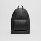 Burberry Burberry Monogram Leather Backpack, Black
