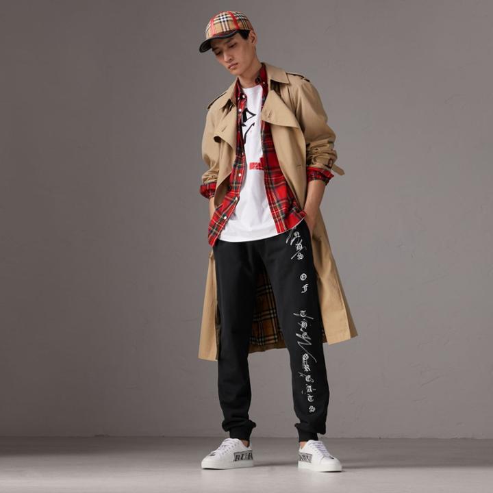 Burberry Burberry X Kris Wu Graphic Motif Sweatpants