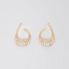 Burberry Burberry Crystal Gold-plated Ear Cuff, Yellow