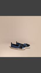 Burberry Tasselled Python Print Cotton And Leather Espadrilles