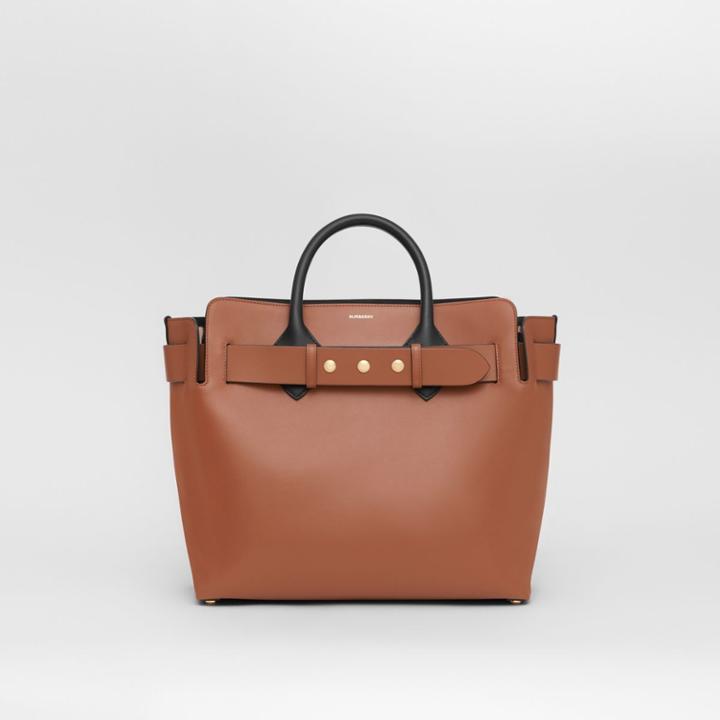 Burberry Burberry The Medium Leather Triple Stud Belt Bag, Brown