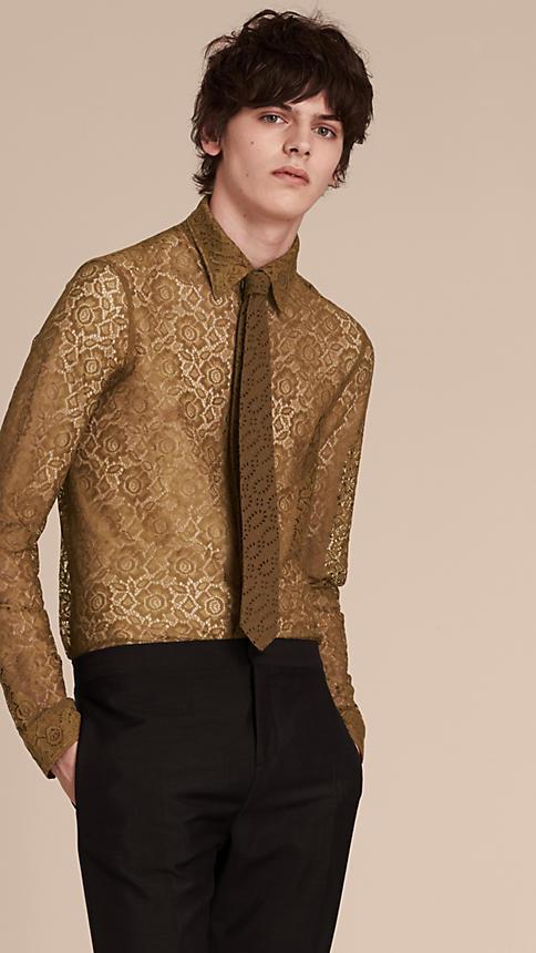 Burberry Prorsum Fine Lace Shirt