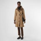 Burberry Burberry Shearling Car Coat, Size: 00, Brown