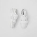 Burberry Burberry Cotton And Leather Webb Sneakers, Size: 38.5, White