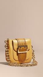 Burberry The Buckle Bag -square Small In Leather