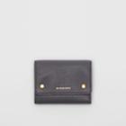 Burberry Burberry Small Leather Wallet, Grey
