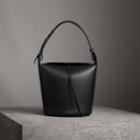 Burberry Burberry The Large Leather Bucket Bag, Black