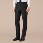 Burberry Burberry Modern Fit Wool Trousers, Size: 40, Black