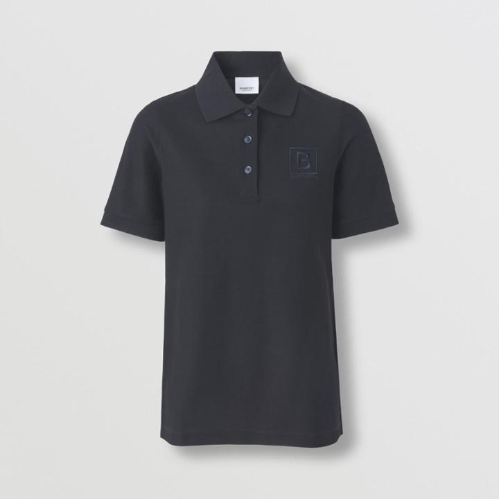 Burberry Burberry Letter Graphic Cotton Piqu Polo Shirt, Size: M