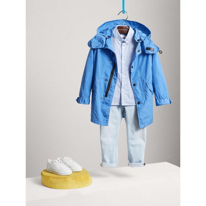 Burberry Burberry Detachable Hood Lightweight Parka Coat, Size: 14y