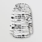 Burberry Burberry Watercolour Print Econyl Hooded Parka, Size: 08