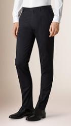 Burberry Slim Fit Cotton Trousers