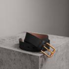 Burberry Burberry Grainy Leather Belt, Size: 75, Black