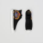 Burberry Burberry Archive Logo Cotton Gabardine High-top Sneakers, Size: 40, Black