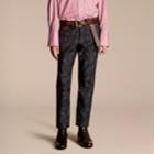 Burberry Burberry Slim Fit Floral Jacquard Jeans, Size: 30, Blue