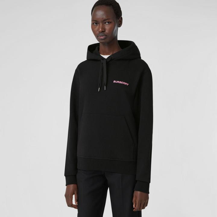 Burberry Burberry Coordinates Print Cotton Oversized Hoodie, Size: L