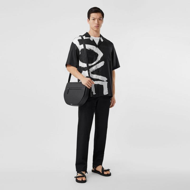 Burberry Burberry Straight Fit Logo Detail Cotton Chinos, Size: 36