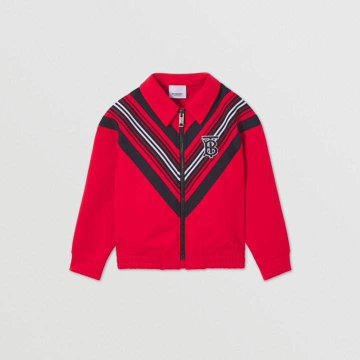 Burberry Burberry Childrens Monogram Motif Stretch Jersey Track Top, Size: 12y