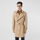 Burberry Burberry The Mid-length Chelsea Heritage Trench Coat, Size: 48, Beige