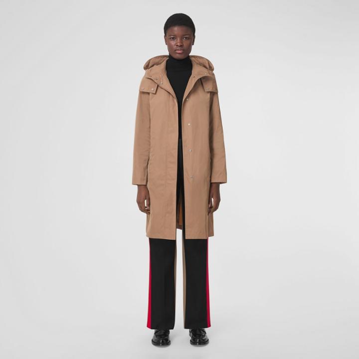 Burberry Burberry Detachable Hood Car Coat, Size: 0