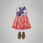 Burberry Burberry Postcard Print Cotton Jersey Vest, Size: 6y