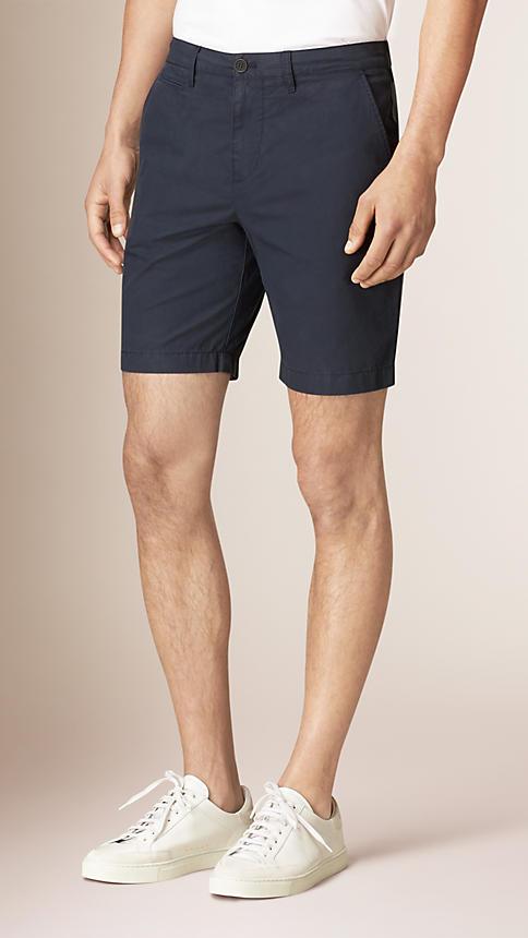 Burberry Cotton Poplin Chino Shorts