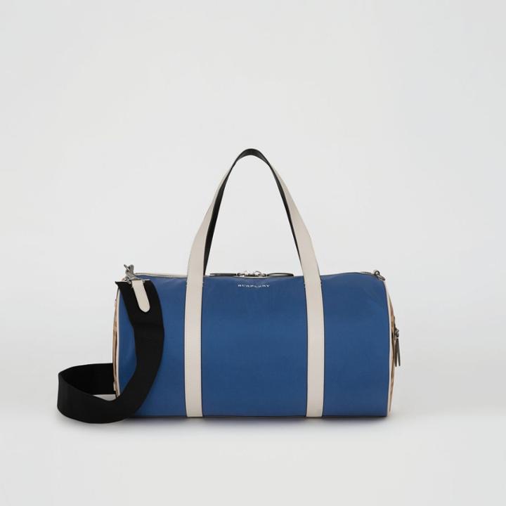 Burberry Burberry Medium Colour Block Vintage Check Barrel Bag